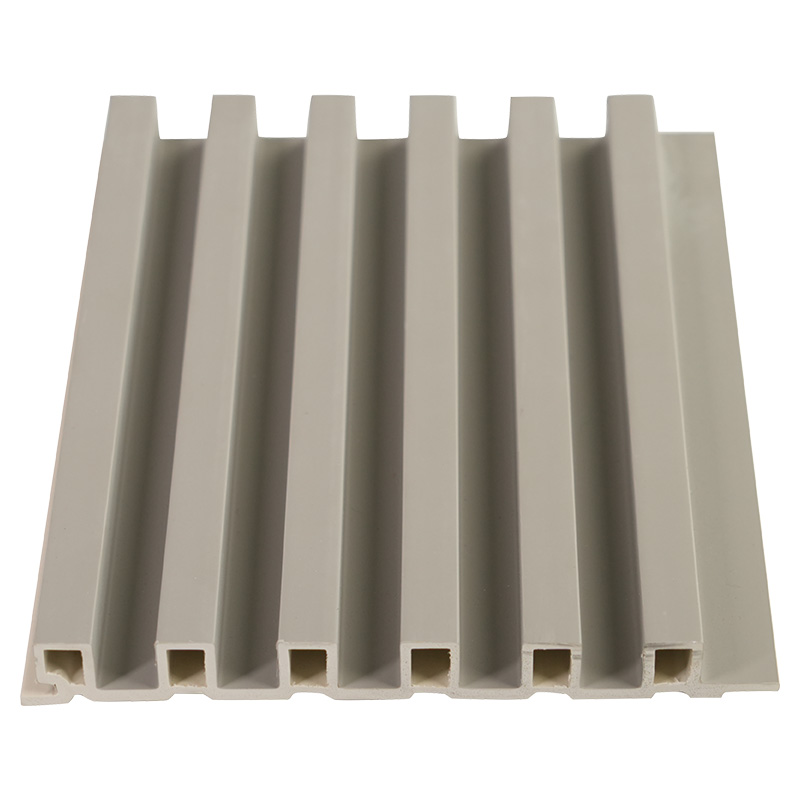 Bredde 158 mm tykkelse 17 mm PVC tre-plast kompositt veggpanelgitter