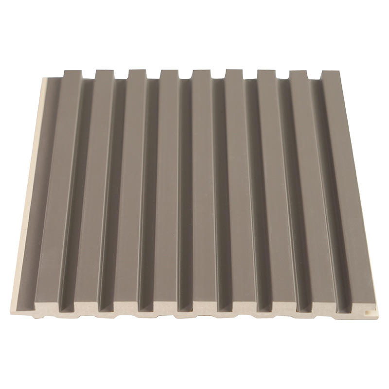 Bredde 150 mm tykkelse 8 mm spaltede dekorative solid PVC-gitterpanel